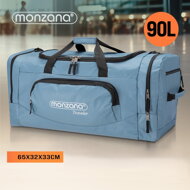Torba podróżna na ramię JERGY, 90 l, 65x32x33 cm, niebieska