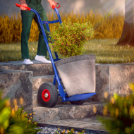 Składany wózek CART, maks. 200kg, niebieska  