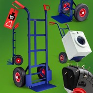 Składany wózek CART, maks. 200kg, niebieska  