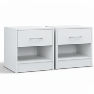 Zestaw stolików nocnych BIANCA, 2 szt., 41x39x28 cm, biały