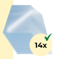 Poliwęglan komorowy MARK 4mm, 60,5x121x0,4cm, 14 szt., przezroczysta