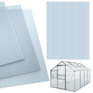 Poliwęglan komorowy MARK 4mm, 60,5x121x0,4cm, 14 szt., przezroczysta