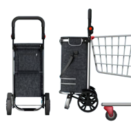 Torba na zakupy na kółkach EASY, 50l, czarna