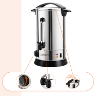 Podgrzewacz do wina/herbaty COZY, 20l, srebrna  
