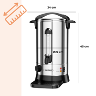 Podgrzewacz do wina/herbaty COZY, 8,8l, srebrna  