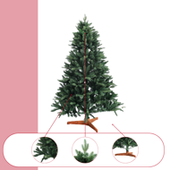 Sztuczna choinka FROST, 150 cm, zielona