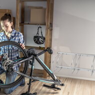 Stojak na 3 rowery BIKE, 84x32x27cm, srebrna  
