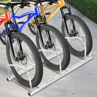 Stojak na 3 rowery BIKE, 84x32x27cm, srebrna  