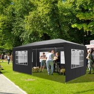 Namiot imprezowy NEAPOL, 3x6m, antracytowa