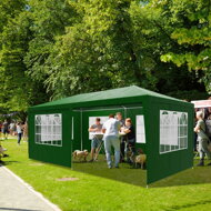 Namiot imprezowy NEAPOL, 3x6m, zielona