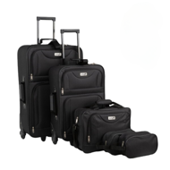 Zestaw walizek TRAVEL, 5-częściowy, czarna  