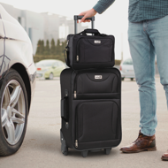 Zestaw walizek TRAVEL, 5-częściowy, czarna  