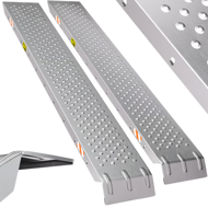 Najazdy samochodowe MARA, zestaw 2 sztuki, 400kg, 150cm, srebrna