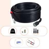 Zestaw do czyszczenia rur Premium, 30m, czarna  