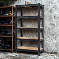 Regał o dużej nośności HEAVY, maks. 875kg, 90x40x180cm, czarny