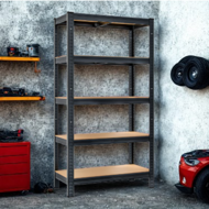 Regał o dużej nośności HEAVY, maks. 875kg, 90x40x180cm, czarny