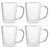 Zestaw do herbaty z sitkiem TEA, przezroczysty, srebrny