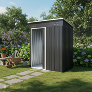 Domek narzędziowy M, 162x86x181 cm, antracytowy