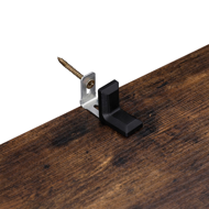 Regał/półka na książki PRESTON, 70x24x190,5cm, rustykalny brąz