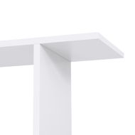 Regał/półka na książki PRESTON, 70x24x190,5cm, biały