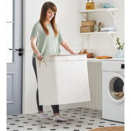 Kosz na bieliznę DORA, 150 l, biała
