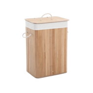 Kosz na bieliznę DORA, 72 l, naturalny brąz