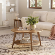 Stolik kawowy NORDIC, 80×45cm, brązowa