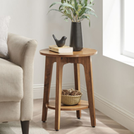 Stolik kawowy NORDIC, 40×50cm, brązowa