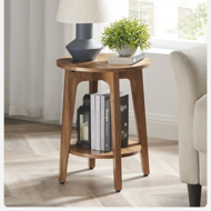 Stolik kawowy NORDIC, 40×50cm, brązowa