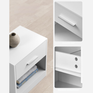 Szafka nocna COSTA, 28x39x41cm, biała