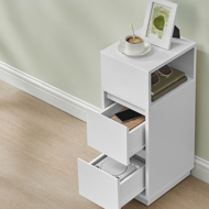 Szafka nocna ROBIN, 30x25x65cm, biała