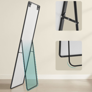 Lustro prostokątne NOIR, 160x50 cm, czarne