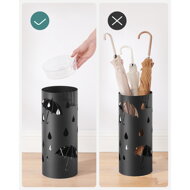 Metalowy stojak na parasole 