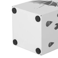 Biały stojak na parasole