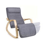 Fotel bujany SWING, max obciążenie 150kg, 67x115x91cm, szara