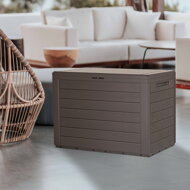 Pojemnik do przechowywania WOODEBOX, 190L, 78x44x55cm, ciemny brąz
