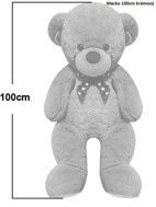 Duży pluszowy miś BENY, 100cm, kremowa  