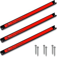 Magnetyczna listwa HOLDER, 3 szt., 45cm, czerwona/czarna