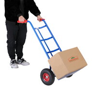 Składany wózek CART z pompowanymi oponami, maks. 200kg, niebieska  