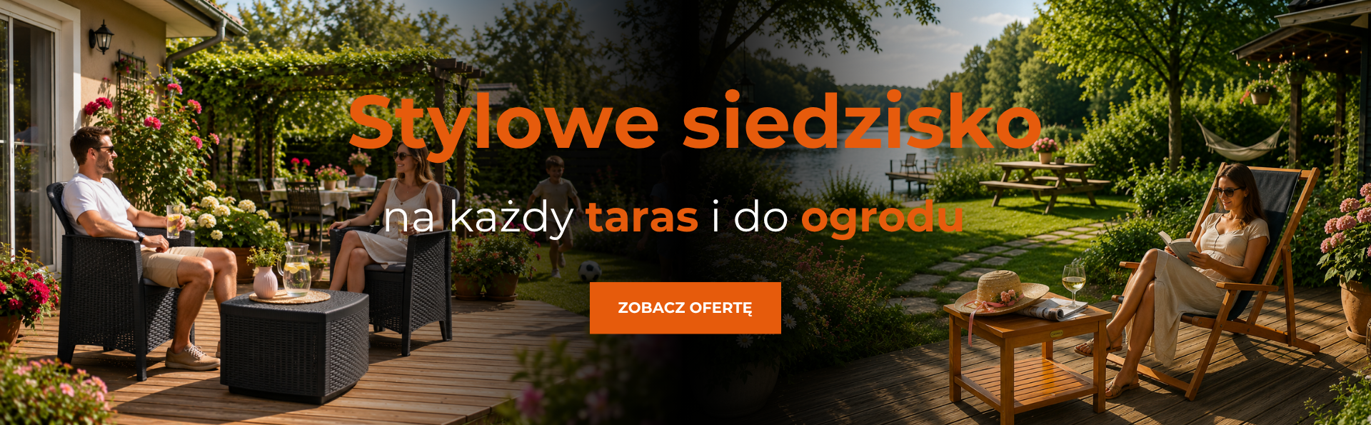 Meble ogrodowe do siedzenia