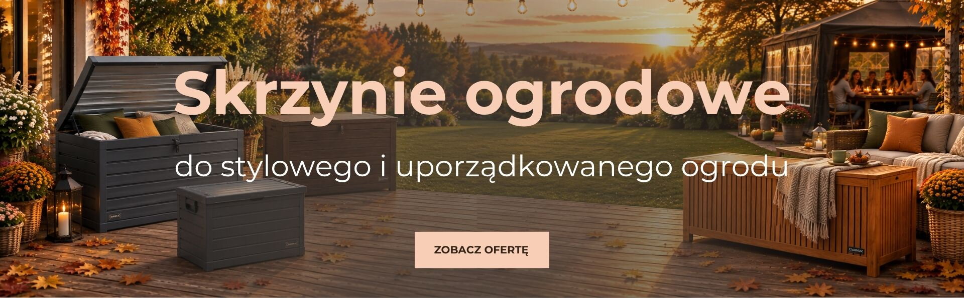 Skrzynie ogrodowe