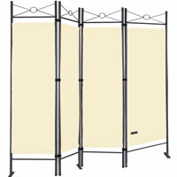 Parawan LUCCA, 163x180cm, kremowa