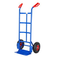 Składany wózek CART z pompowanymi oponami, maks. 200kg, niebieska  