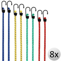 Linka elastyczna do mocowania 8 szt. 40-100 cm