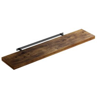 Półka ścienna FIGO+ z konsolą, 110cm, ciemny dąb