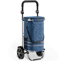 Torba na zakupy na kółkach EASY, 50l, niebieska
