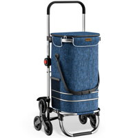 Torba na zakupy na kółkach do schodów COMFORT, 50l, niebieska