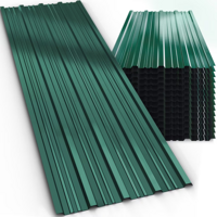Blacha trapezowa ARON, zestaw 14 sztuk, 110×46 cm, zielony