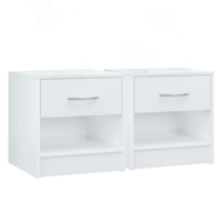 Zestaw stolików nocnych BIANCA, 2 szt., 41x39x28 cm, biały