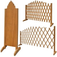 Kratka drewniana ROSEMARY na kwiaty, 200x107cm, naturalny brąz